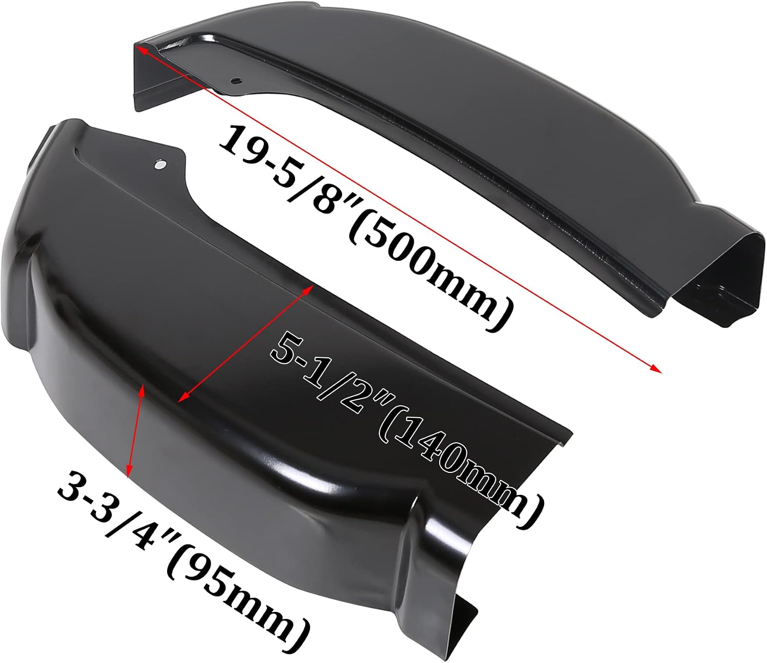 Cab Corners (Pair) for 1999-2007 Silverado and Sierra 4 Door Extended Cab trucks Replace for 0856-115 0856-116