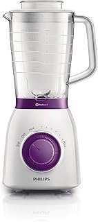 Philips Viva Collection hr2163/00 Blender de table Violet, Blanc 2L 600 W Mixeur