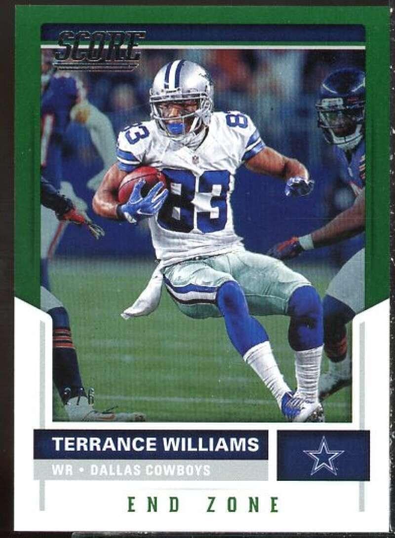Terrance Williams Card 2017 Score End Zone #179 - Unsigned Football Cards