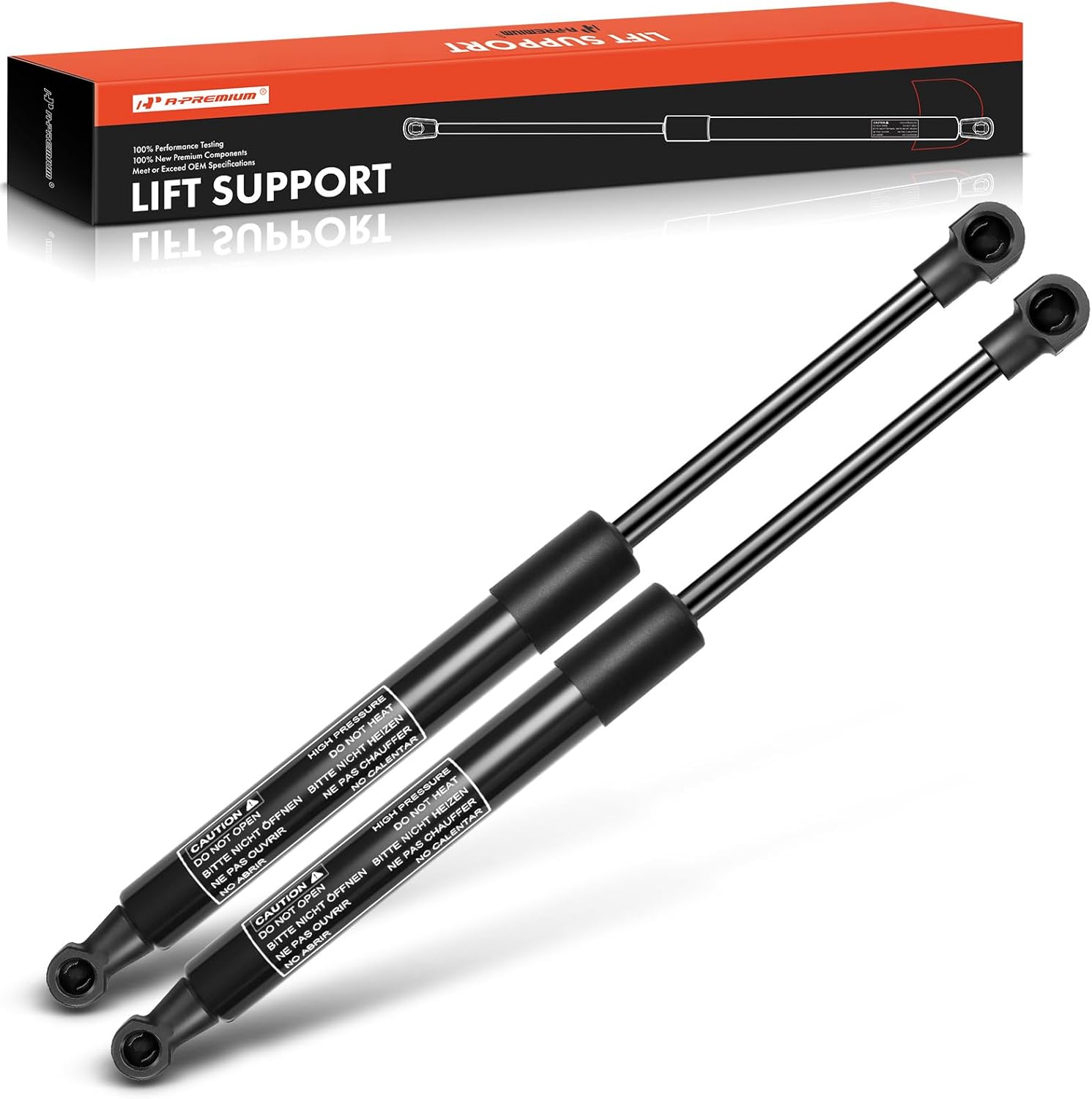 A-Premium Liftgate Rear Hatch Shocks Struts Lift Supports Compatible with Honda Models - Fit 2015 2016 2017 2018 2019 2020 Hatchback - Replace# 74870T5RA01, 74820T5RA01(2PC Set)