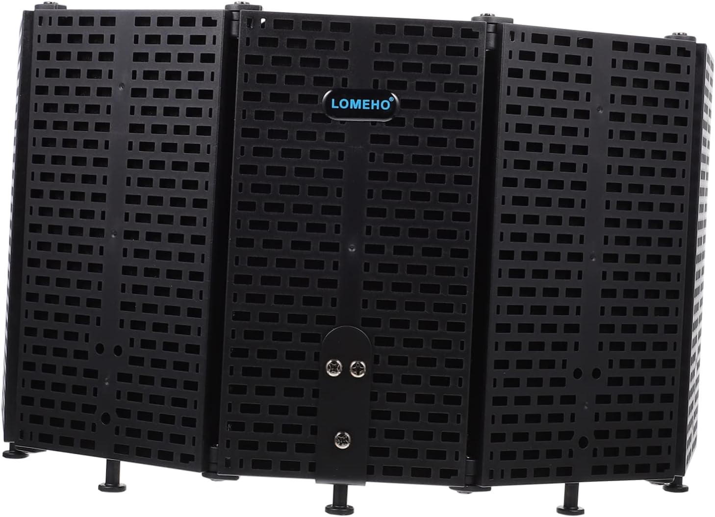 Yardwe 1set Microphone Isolation Shield Foldable Abs Microphone Windshield for Noise Reduction and Wind Easy to Install