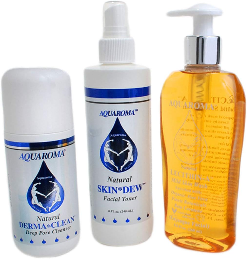Set Phyto-Hydrofacial: Skin Wash Deep Pore Cleanser Facial Toner Aquaroma Alcohol-Free