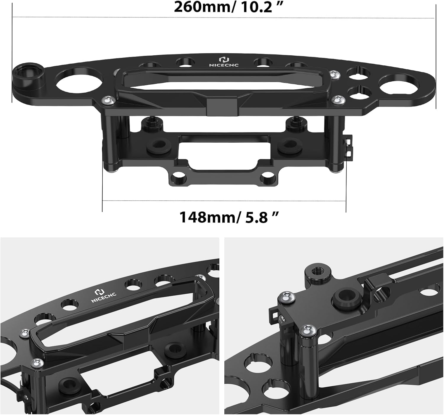 NICECNC Ignition Device Relocation Dash Kit Compatible with KTM 150 250 300 XC-W TPI 2024 250 300 EXC 2024 350 450 500 EXC F 2024 500 EXC F Six Days 2024 350 500 XW-F 2024 450 XCF-W 2024,Dirt Bike