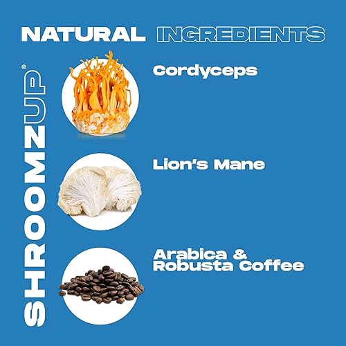 Miniatura 4 de Paquete de 15 setas instantáneas de café orgánico Keto con melena de leones, Cordyceps, Reishi, y Chaga hongo inmune de apoyo memoria cerebral