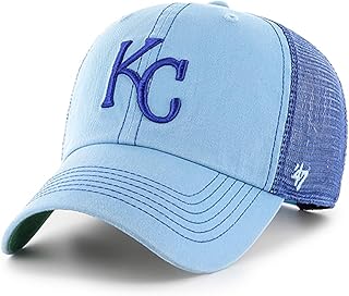 Brand MLB Unisex Team Color Alternate Trawler Clean Up Mesh Trucker Snapback Baseball Cap Adult One Size Fits All