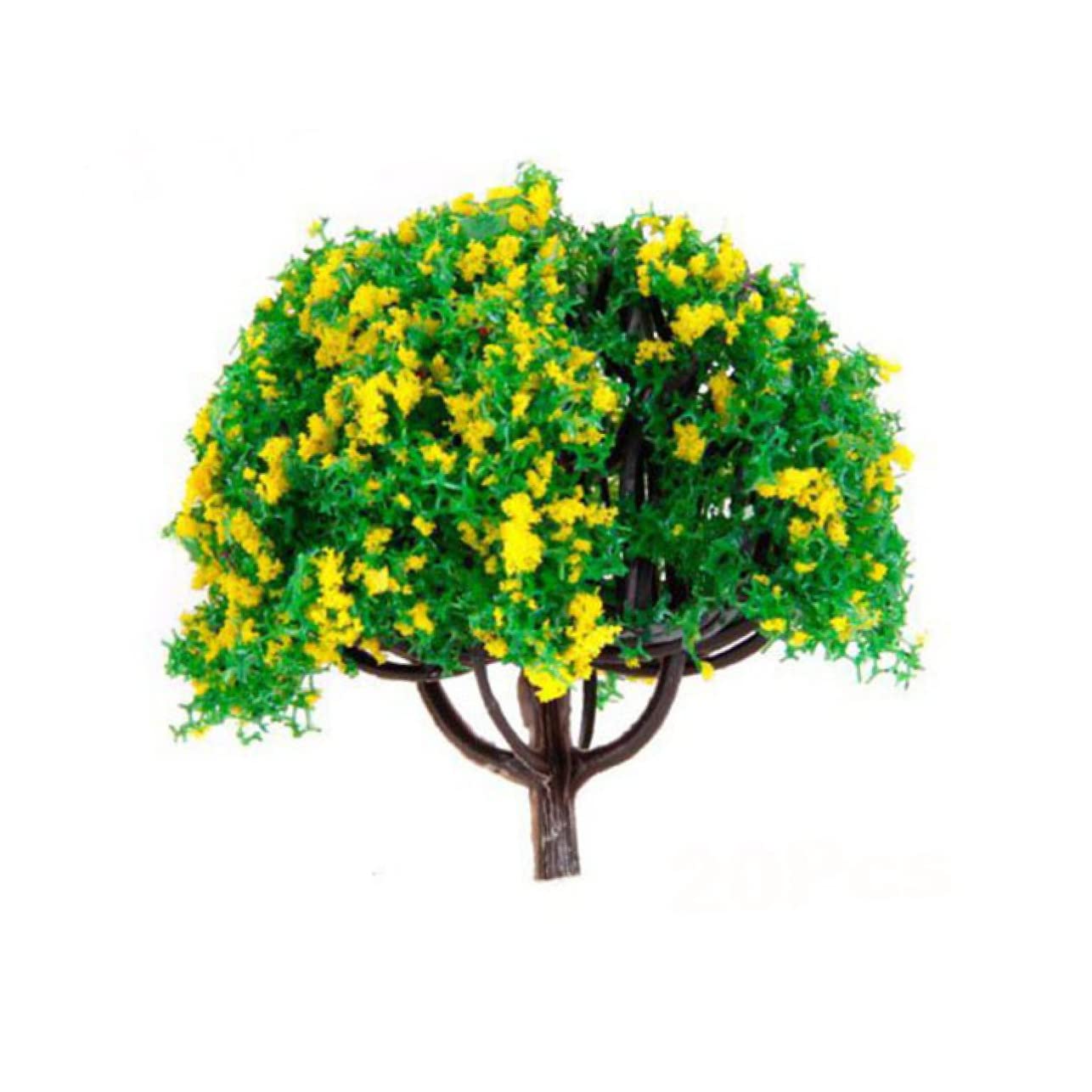 IMIKEYA 60pezzi Con Gialli Per Diorama e Modellismo Decorazione Per e Architettonici