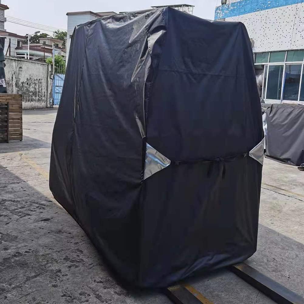 Forklift Cover Waterproof Heavy Duty Outdoor Storage Bag with Zipper Dustproof Forklift Protection Easy Access Universal Fit