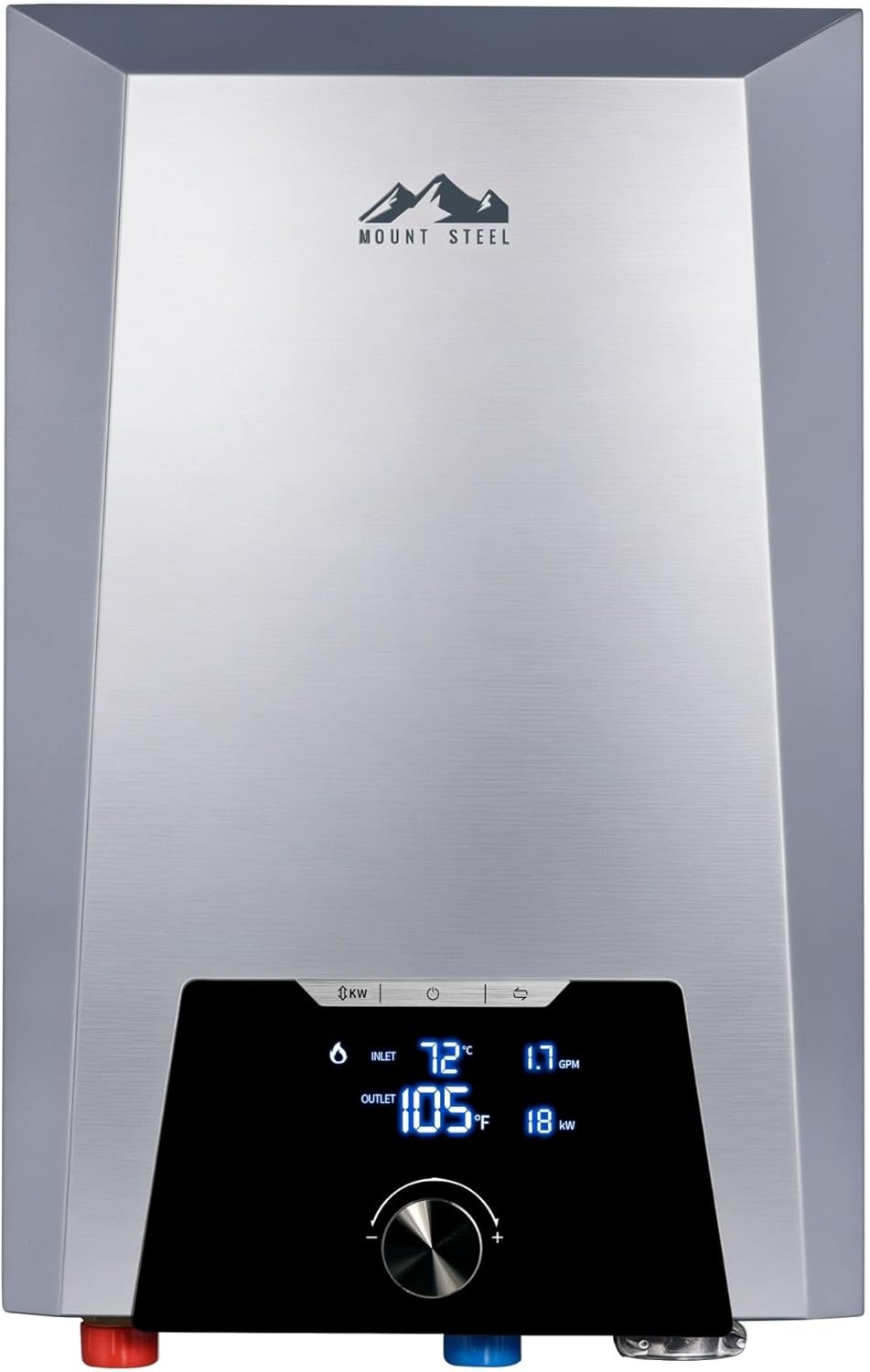 Pioneer Series [12kW–18kW Selectable] Electric Tankless Water Heater – Configurable Max Power to Fit Your Panel – Self-Modulating for Stable Temp – 99% Efficient Whole House – 240V