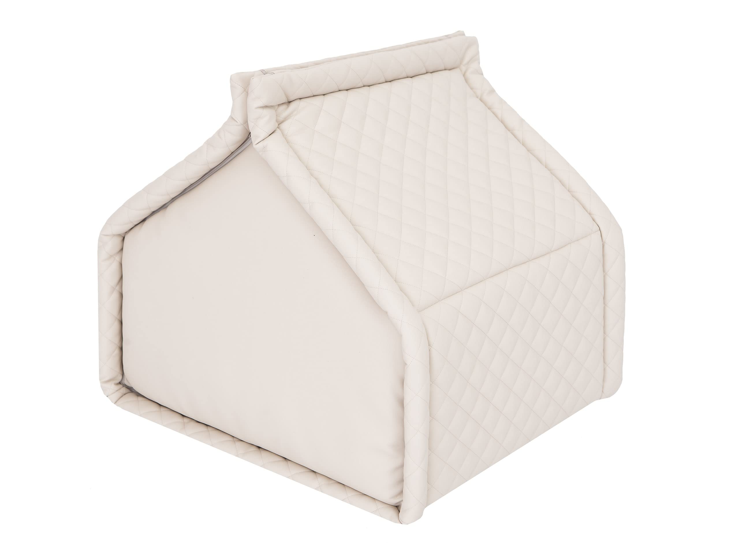 Cuccia per animali domestici, cuccia per cani, cuccia per animali domestici, cuccia per riposare, cuccia per animali domestici, cuccia per cani, cuccia per cani, taglia 2: 52 x 42 cm, beige