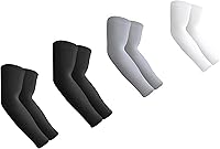 Vista 22 de Aegend - Mangas de protección solar con compresión, para cubrir tatuajes, mangas solares para hombres, mujeres y jóvenes