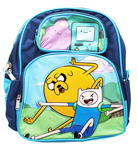 Adventure Time Finn and Jake Fighting Moves Small Size Backpack (12in)