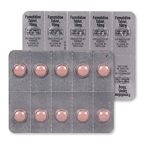 Amazon Basic Care Acid Reducer Famotidine Tablets, 10 mg, Heartburn Medicine for Acid Indigestion and Sour Stomach, 30 Count - image 7