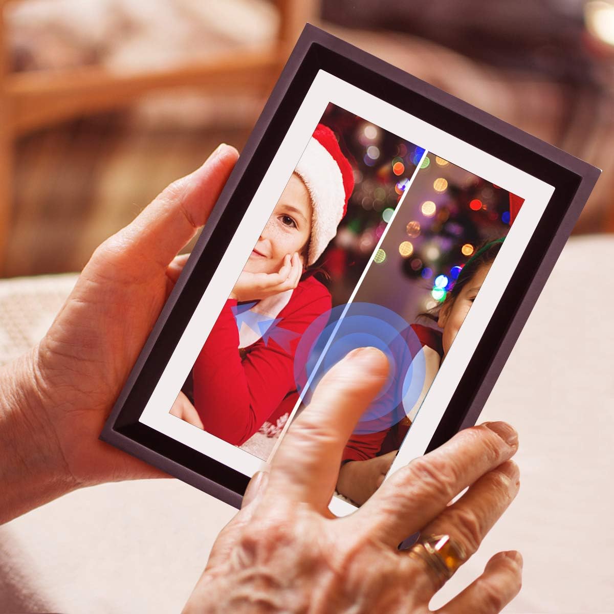 🔥 Hot Deals Digital Picture Frame WiFi,LOVCUBE 10 Inch Smart Digital Picture Frame with Touch Screen Display,Share Moments Instantly via APP or Web Portal