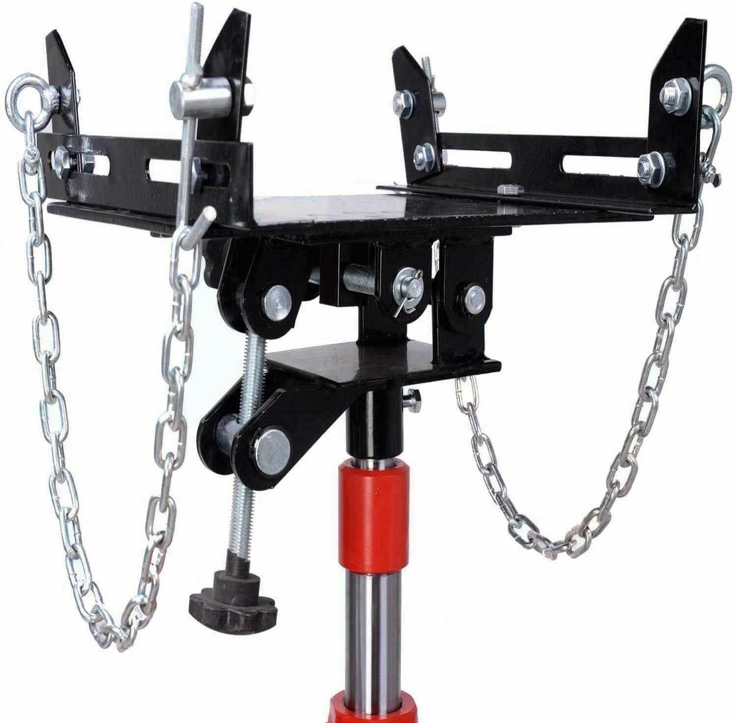 NEW 1100 LBS 2 Stage Hydraulic Transmission Jack w/ 360°Swivel Wheels Lift Hoist,Jikkolumlukka