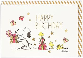 Amazon | Hallmark(ホールマーク) ホールマーク スヌーピー バースデー