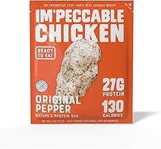 Im'peccable Chicken Breast, Fully Cooked. - 4.0 oz Pack (16 Pack, Original Pepper)