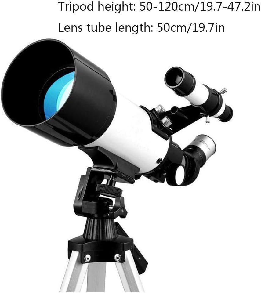Telescope Tripod Starfinder Portable Beginner Telescope 2 Eyepieces Moon Mirror Travel Telescope