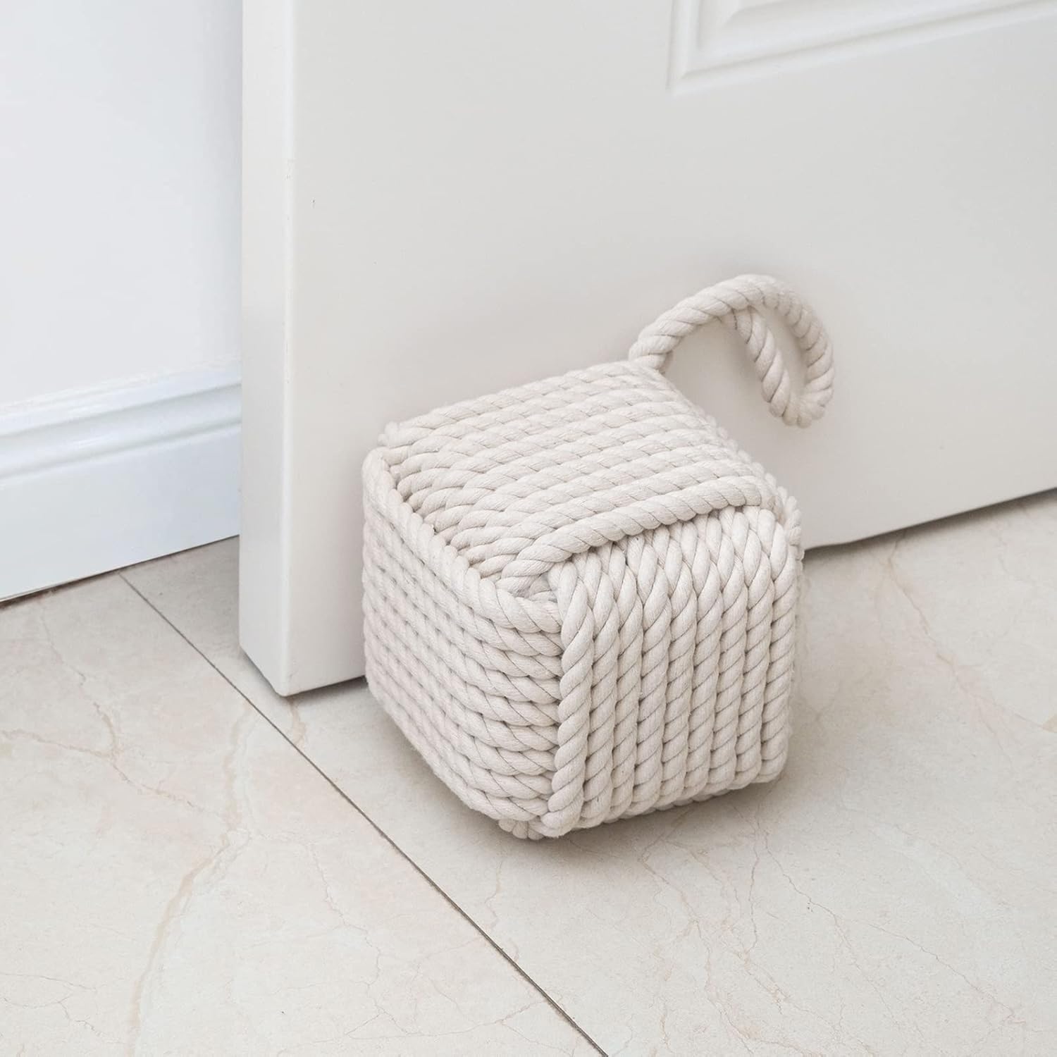 Marwood Rope Knot Door Stops Decorative Nautical Door Stopper Handmade