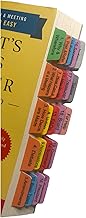 Book Tabs for Robert's Rules of Order Newly Revised in Brief, 3rd Edition, Laminated, Color-Coded, Durable, Repositionable Tabs (Book not Included)
