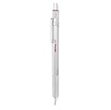 rOtring 600 Ballpoint Pen, Medium Point, Black Ink, Silver Barrel, Refillable