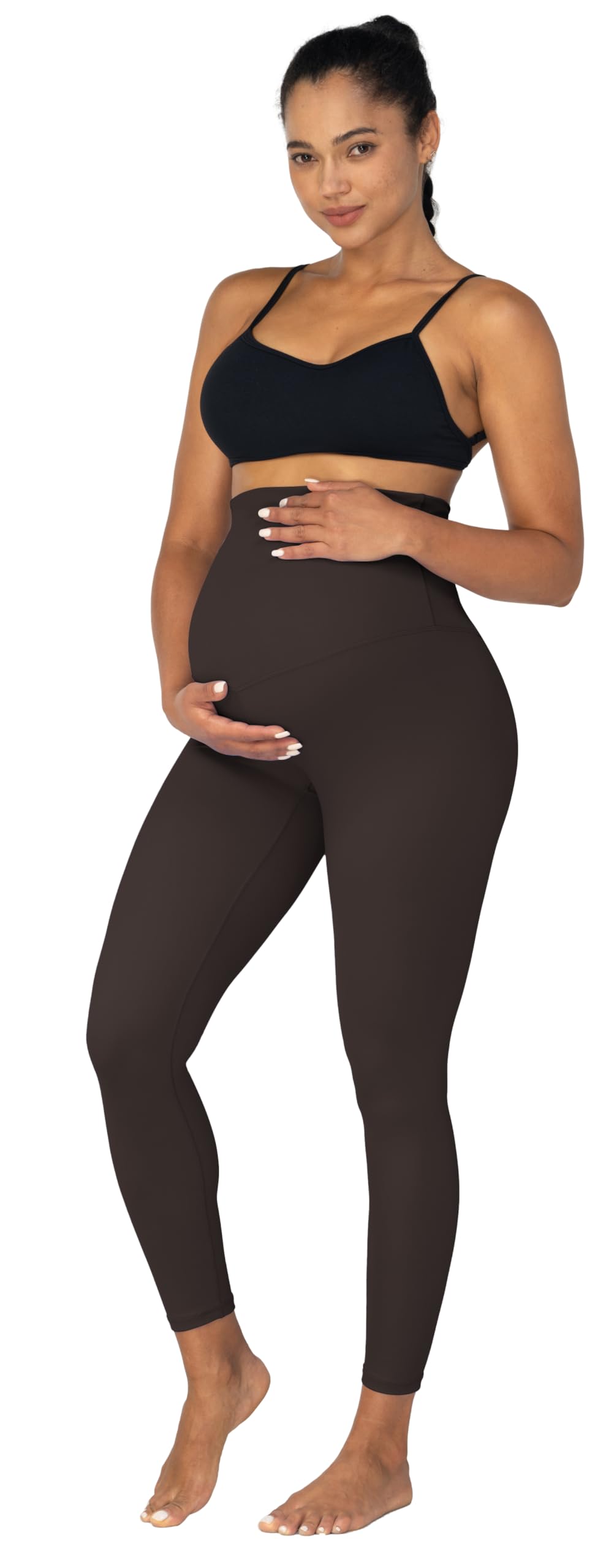 Sunzel Sunzfly - Leggings de maternidad para mujer sobre el vientre, suaves, pantalones de yoga para embarazo, para primavera, verano, entrenamiento, descanso