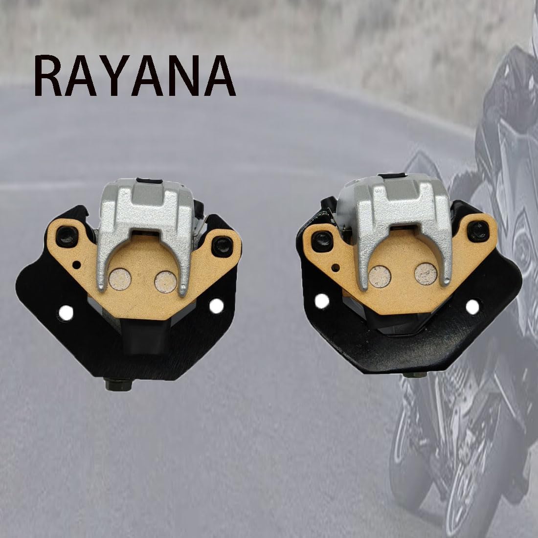 RAYANA Left Right Front Brake Calipers Compatible for Kawasaki Lakota 300 KEF300 Tecate 4 250 KXF250 Mojave 250 KSF250 KFX250,43041-1522,43041-1523