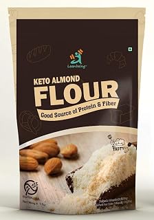 Metrol Leanbeing Almond Flour 1Kg | Fine | Almond Meal | Natural Badam Atta | [Keto-Friendly, Naturally Protein-Rich, Gluten Free ]