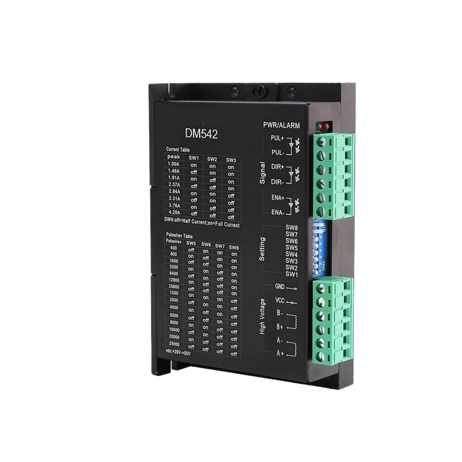 Contrôleur de moteur pas à pas DM542 pour éliminer les vibrations