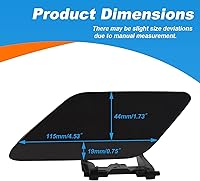 Vista 6 de Tapa de boquilla para limpiaparabrisas delantero para Mercedes Benz Clase E W212 E300 E350 E400 E550 2008 2009 2010 2011 2012 2013 2128600108