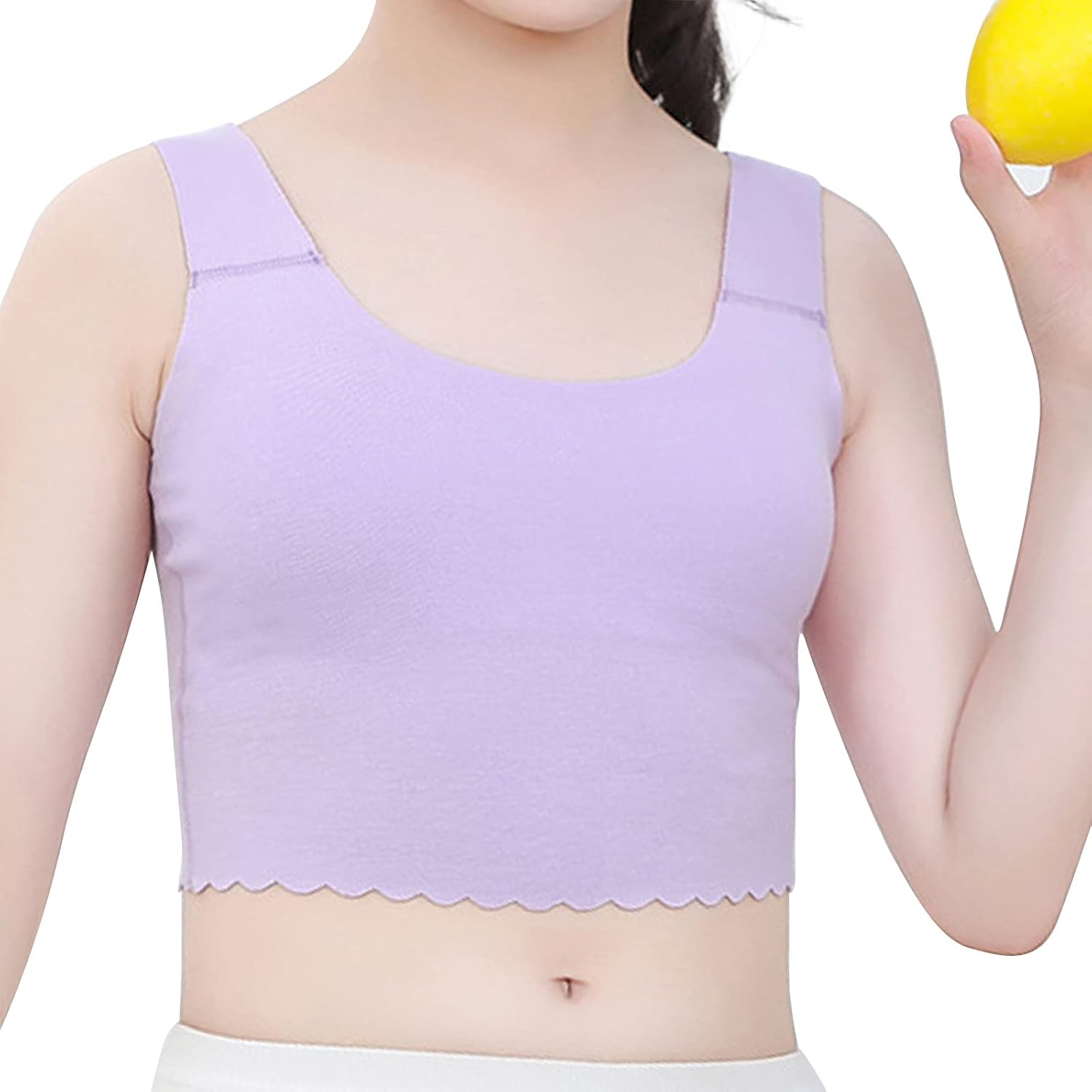 Training Bras for Kids Puberty Girl's Sports Bra Cotton Ballet Dance Crop Tops Athletic Vest Shirts Underwear