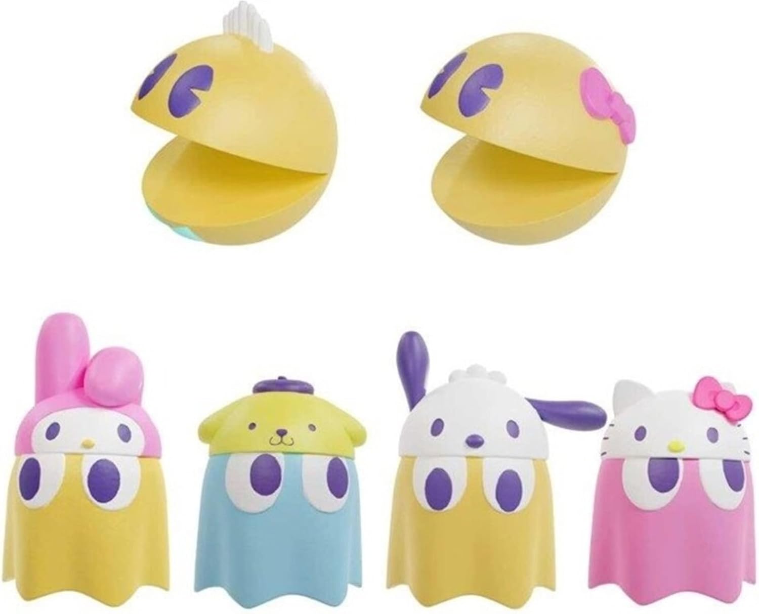 Megahouse - Pac-Man x Sanrio Characters - (Vol. 1), Chibicollect Figure (Complete Set)