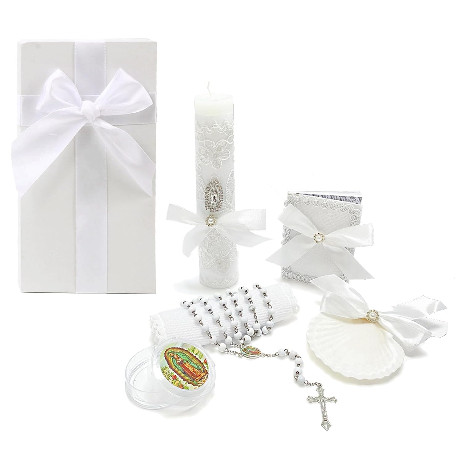 Baptism Candle Set for Boys Girls