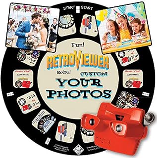 Image3D Custom Viewfinder Reel Plus Red RetroViewer - Viewfinder for Kids, & Adults