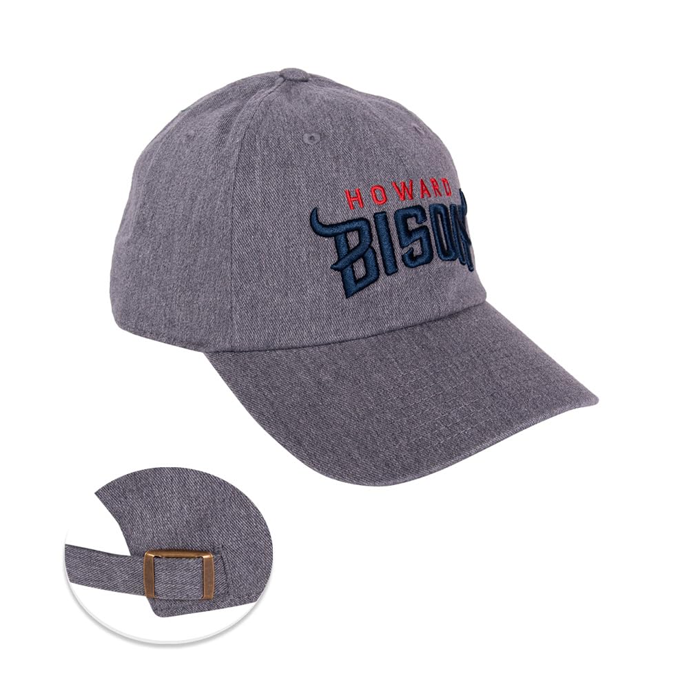 Desert CactusHoward University Baseball Hat Bison HU Brimmed Embroidered Cap Adjustable Cloth Strap Adult