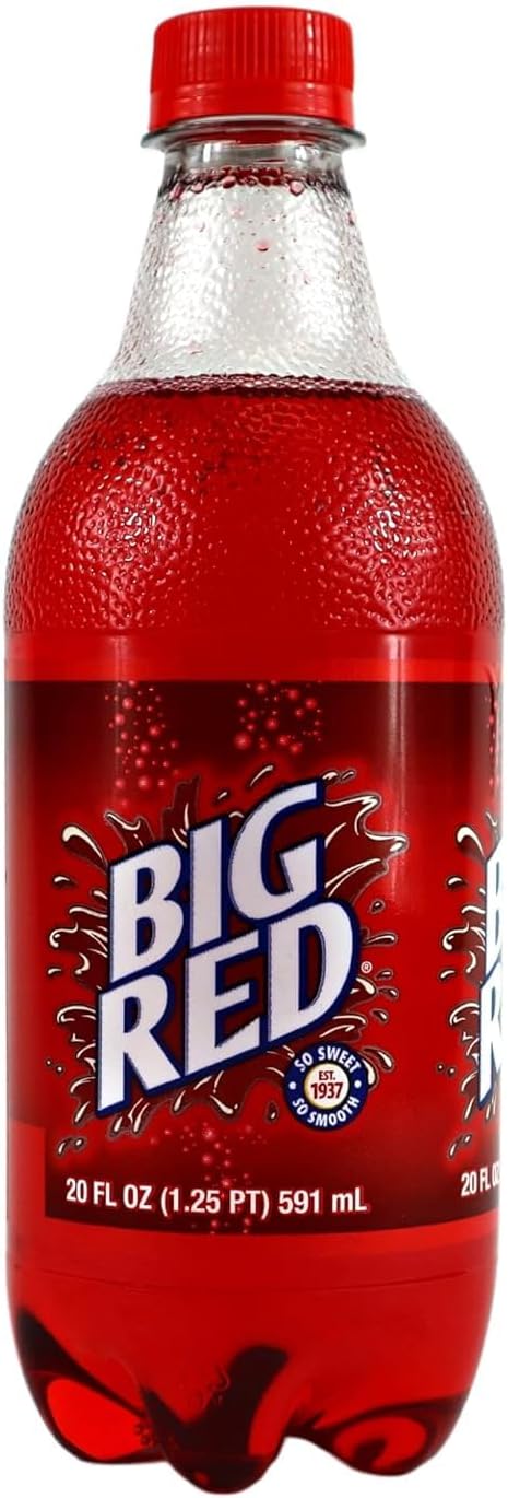 Big Red Soda, 20 Oz Bottle - 16 Pack