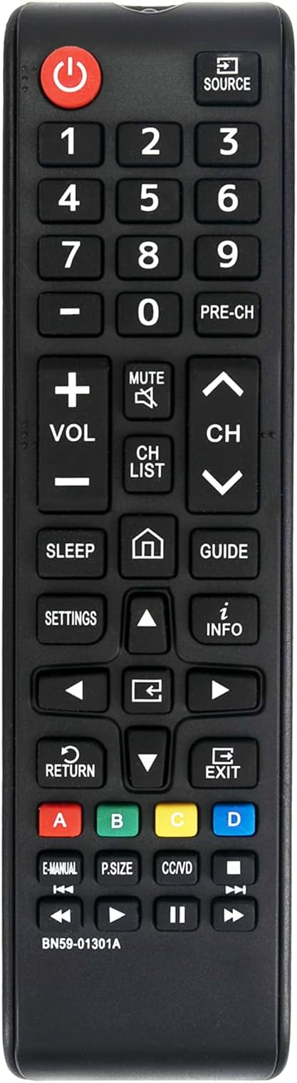 New BN59-01301A Replaced Remote fit for Samsung TV N5300 NU6900 NU7100 NU7300 Series UN32N5300 UN32M4500 UN43NU6900 UN55NU6900 UN65NU6900 UN40NU7100 UN43NU7100 UN49NU7100 UN50NU7100 UN55NU7100