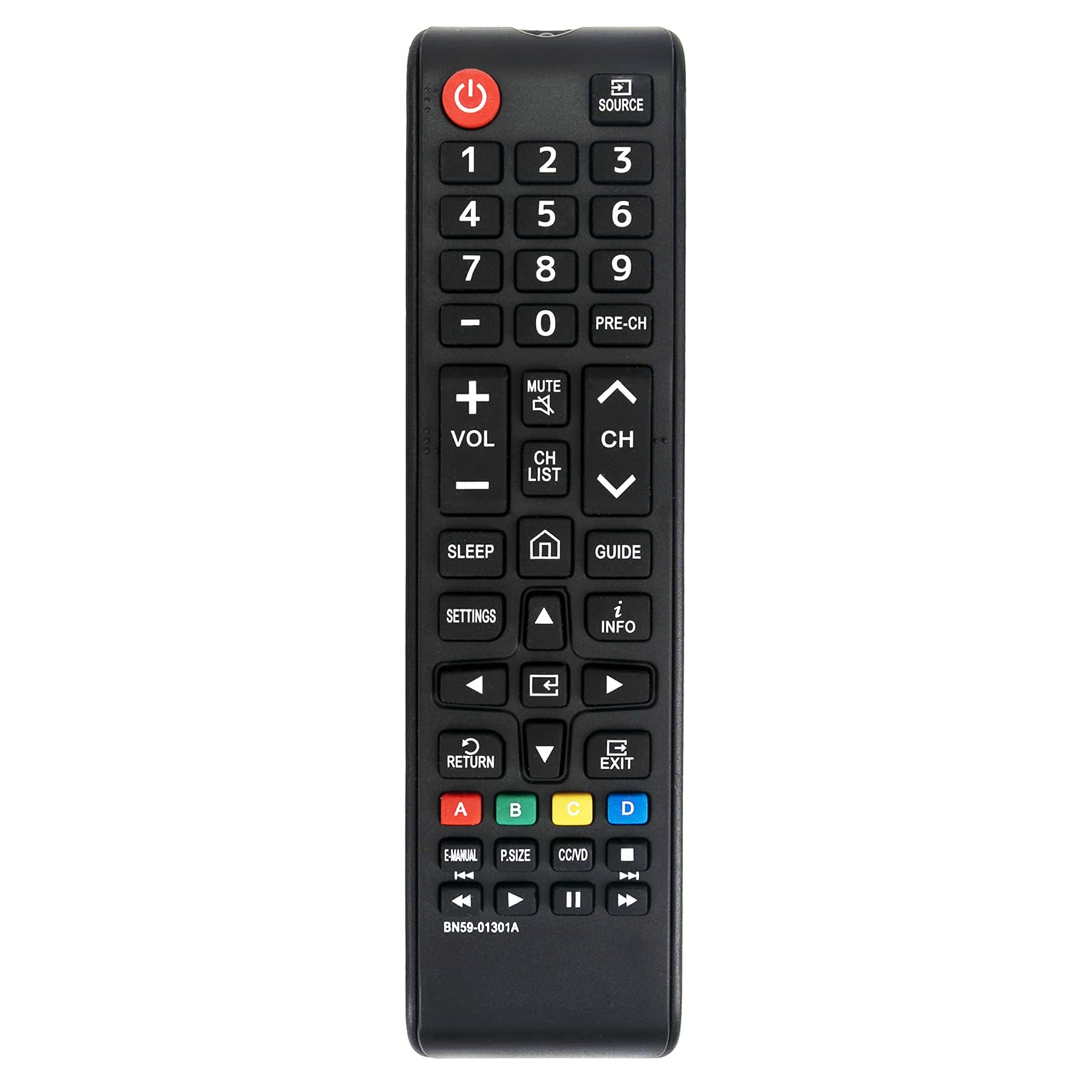 VINABTY New BN59-01301A Replaced Remote fit for Samsung TV N5300 NU6900 NU7100 NU7300 Series UN32N5300 UN32M4500 UN43NU6900 UN55NU6900 UN65NU6900 UN40NU7100 UN43NU7100 UN49NU7100 UN50NU7100 UN55NU7100