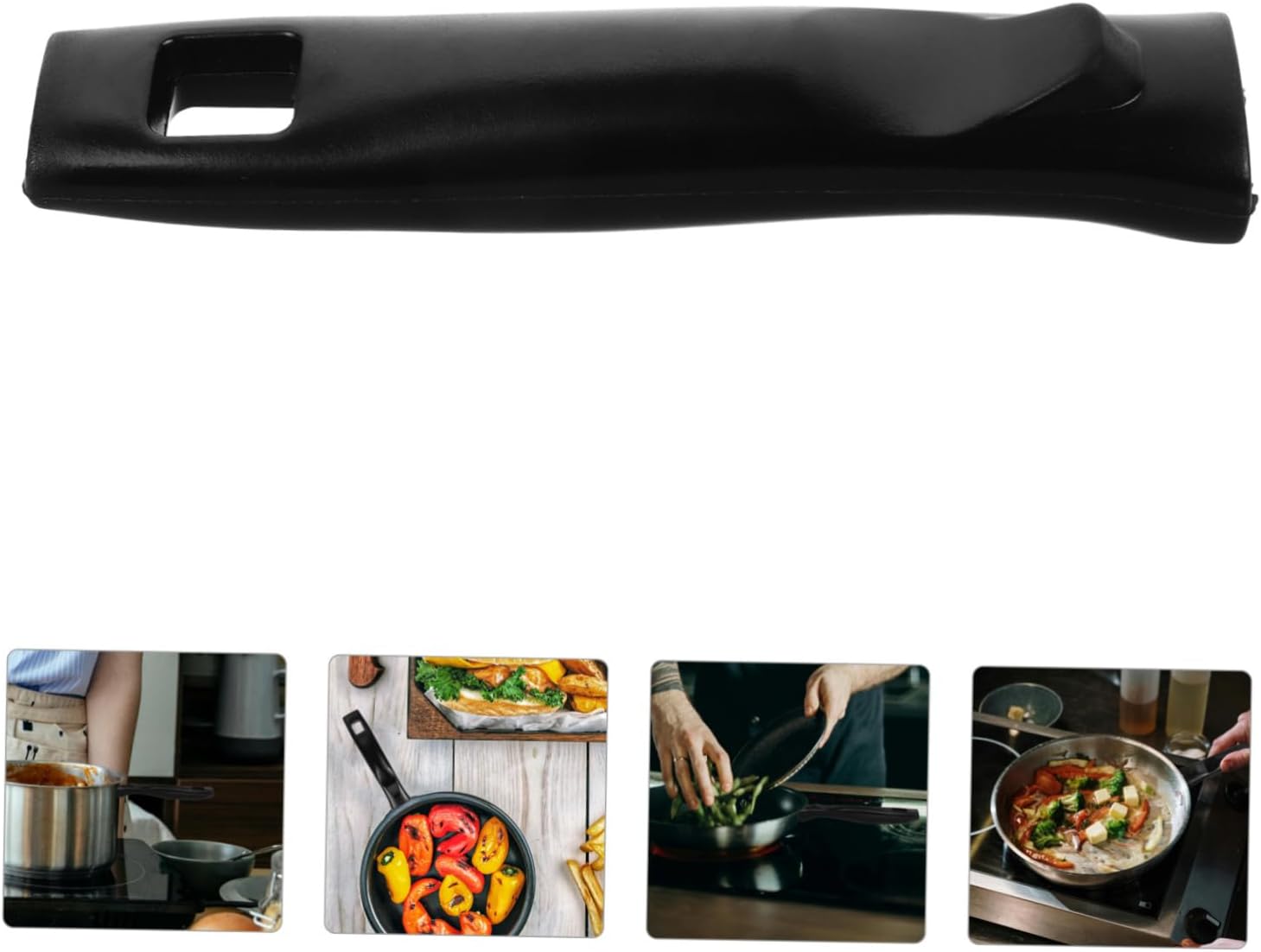 Garneck 5pcs Saucepan Replacement Handle Scald Pot Grip for Kitchen Cookware Ergonomic Design Hanging Compact for Easy Storage Compatible Pans