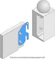 Vista 8 de Bitray Placas de madera para cama de madera para riel de cama de madera, soporte de marco de cama, reemplazo de estribo - 4 piezas