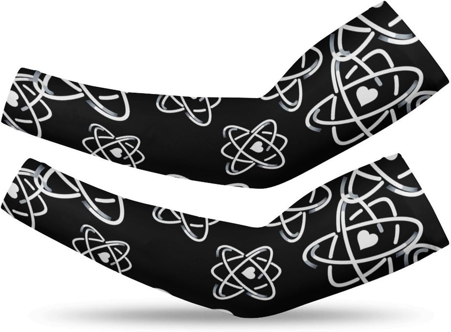I Love Physics Arm Sleeves Cooling Sun Protection Sports Compression for Golf Basketball