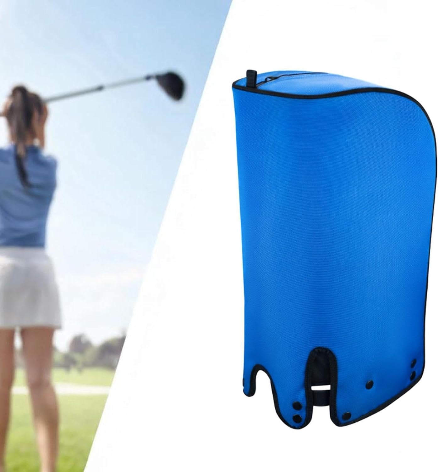 Menolana Golf Bag Cover Club Protection Sturdy Accessories Dustproof Rain Hood Cape Padded Cover for Outdoor Travel Golf Accessories