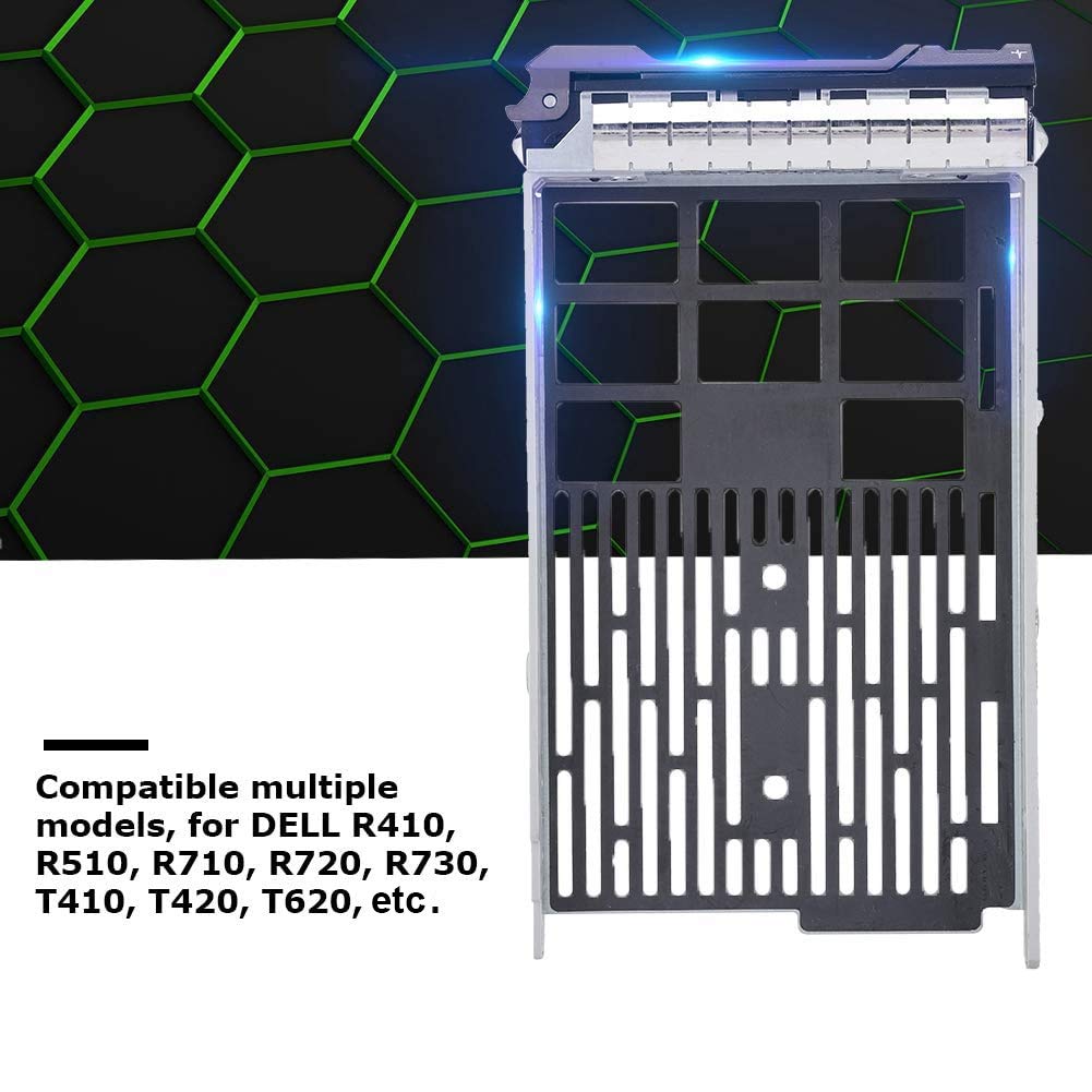 RGBS 3,5" SAS SATA Festplatte Tray Caddy mit Drive Befestigungsschrauben für Dell 8,9 cm F238 F 0 G302D G302D 0F238F 0X968D X968D SAS/SATAu, Dell PowerEdge R610, R710, T610, T710 mit 4 Schrauben