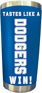 Tastes like a Dodgers Win! Tumbler Waterbottle LA 20 oz Stainless Steel Vacuum‑Insulated/Water bottle with Travel Lid