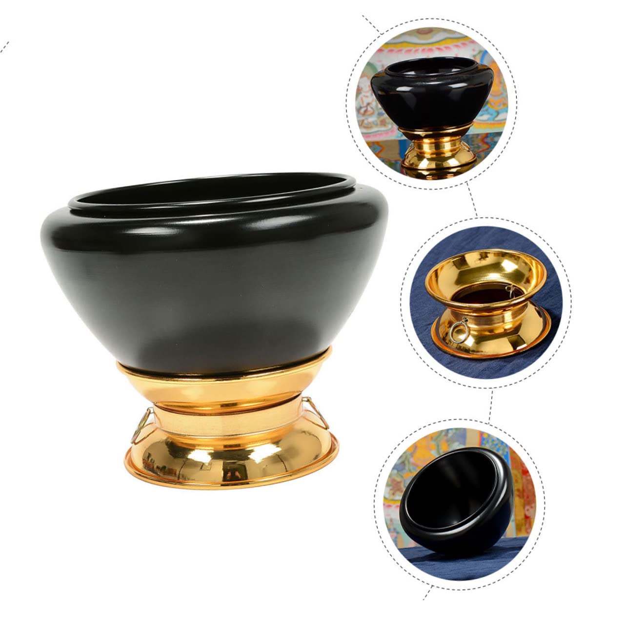 Accessori per attrezzi Campane tibetane per principianti Ciotola Nepal Ciotola sonora curativa Ciotola buddista Realizzazione a mano Campana tibetana Strumento per meditazione Ornamenti in metallo C