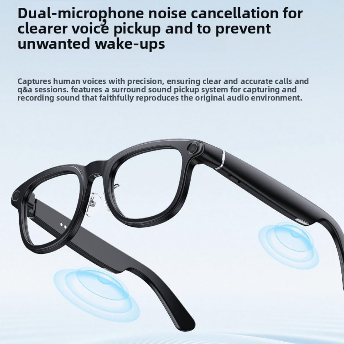 X01 AI Smart Glasses with 8MP Camera, Reverse Charging Case & Battery Display, Real-Time Translation for Business & Travel
