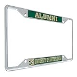 Desert Cactus University of South Florida USF Bulls Metal License Plate Frame for Front or Back of Car Officially Licensed (Alumni)