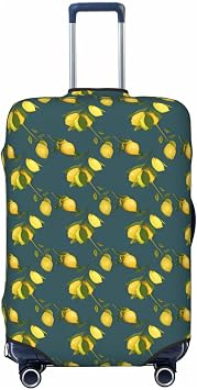 Fresh Style for Luggage Cover Washable Elasticated Suitcase Covers TSA Approved Stylish Dust and Scratch Resistant Case Protector for Kids and Adults