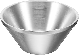 فوميز. وعاء صابون للحلاقة، مصنوع من الستانلس ستيل بفتحة واسعة بسعة كبيرة، كوب صابون للحلاقة والحلاقة، كوب رغوة للحلاقة، كوب للحلاقة الرطبة التقليدية للرجال، كوب محمول، عدد القطع: 1، متعدد الألوان