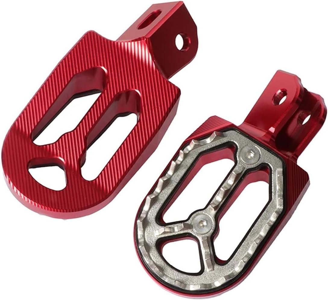 Motorcycle pedal Motorcycle Floor Boards Aluminum Footrests Footpegs Rests 2003-2017 CRF230F CRF230L CRF 230 L F CRF 230F 06 07 08 09 14(Black)