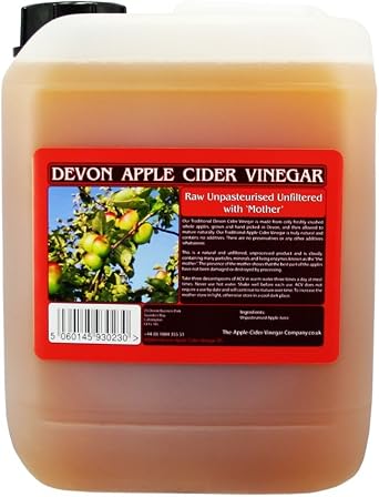 Apple Cider Vinegar with 'Mother' - 5 litre Plastic Jerry Can